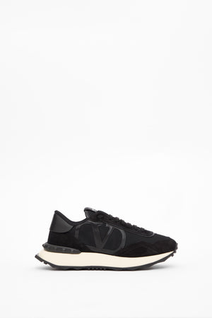 SNEAKER NETRUNNER IN TESSUTO E PELLE SCAMOSCIATA