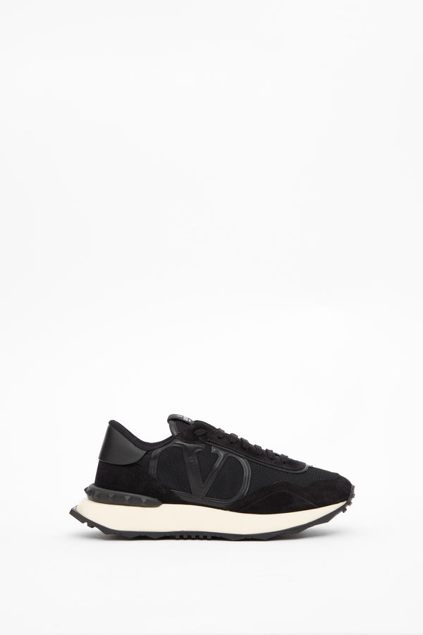 SNEAKER NETRUNNER IN TESSUTO E PELLE SCAMOSCIATA