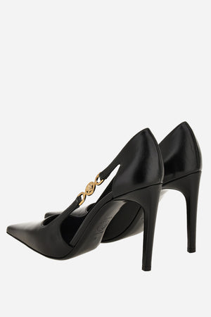 Medusa 95 Pump H.100 In Shiny Calf Leather-Metal Hardware