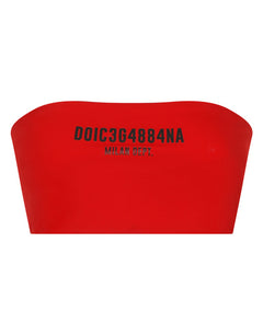 SPANDEX JERSEY BANDEAU TOP DGVIB3