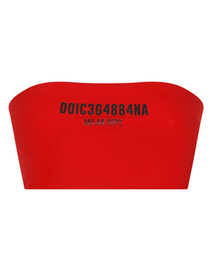 SPANDEX JERSEY BANDEAU TOP DGVIB3