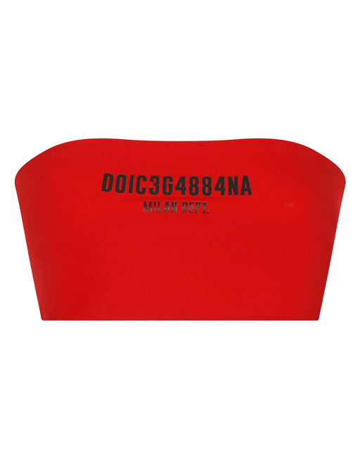 SPANDEX JERSEY BANDEAU TOP DGVIB3