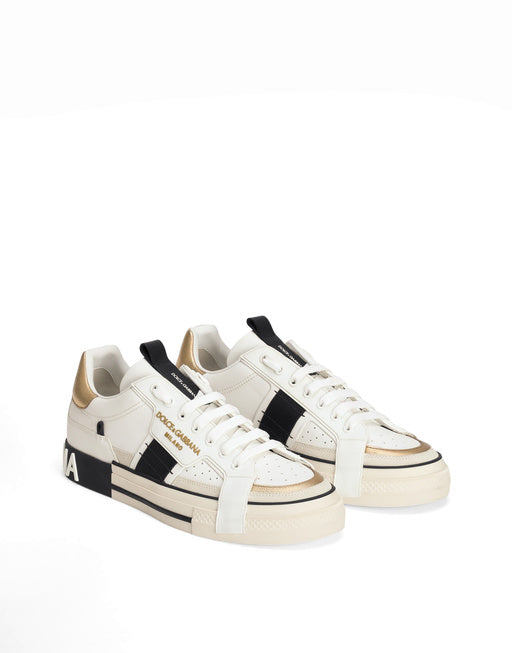 CALFSKIN 2.ZERO CUSTOM SNEAKERS WITH CONTRASTING DETAILS