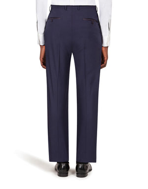 WOOL MARTINI-FIT SUIT WITH SATIN DETAILS