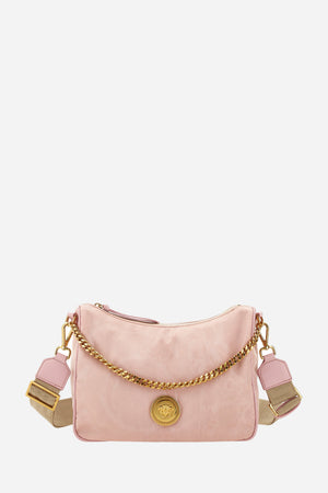Icon Nylon Hobo In Nylon Jacquard-Calf Leather