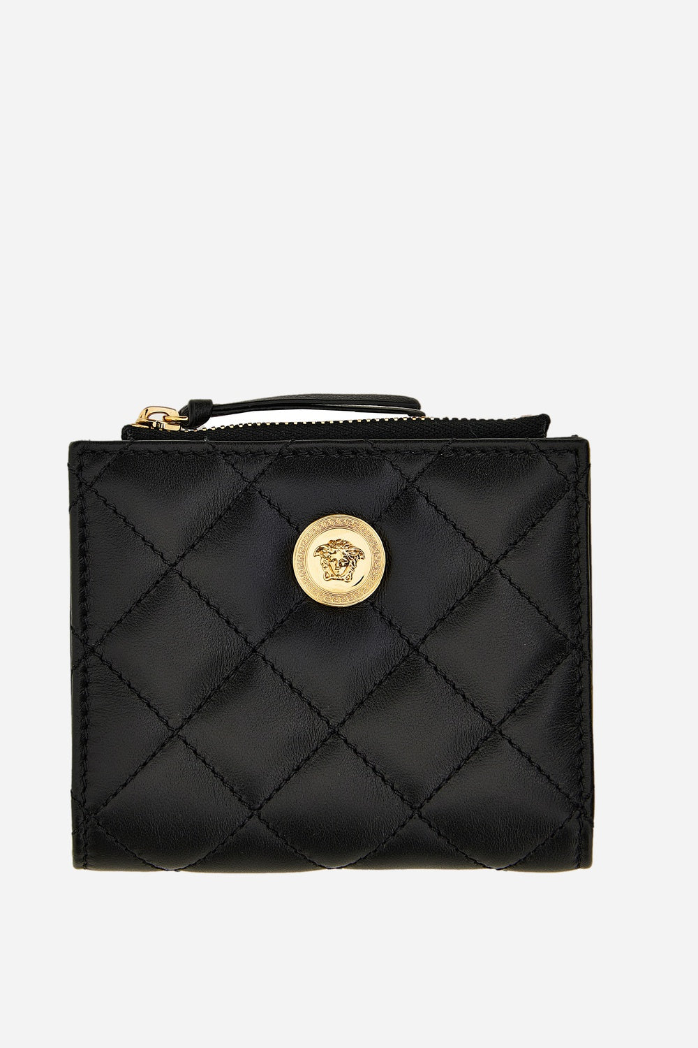 Icon Wallet In Quilted Lamb Leather