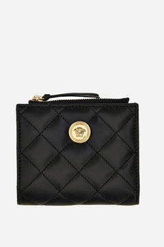 Icon Wallet In Quilted Lamb Leather