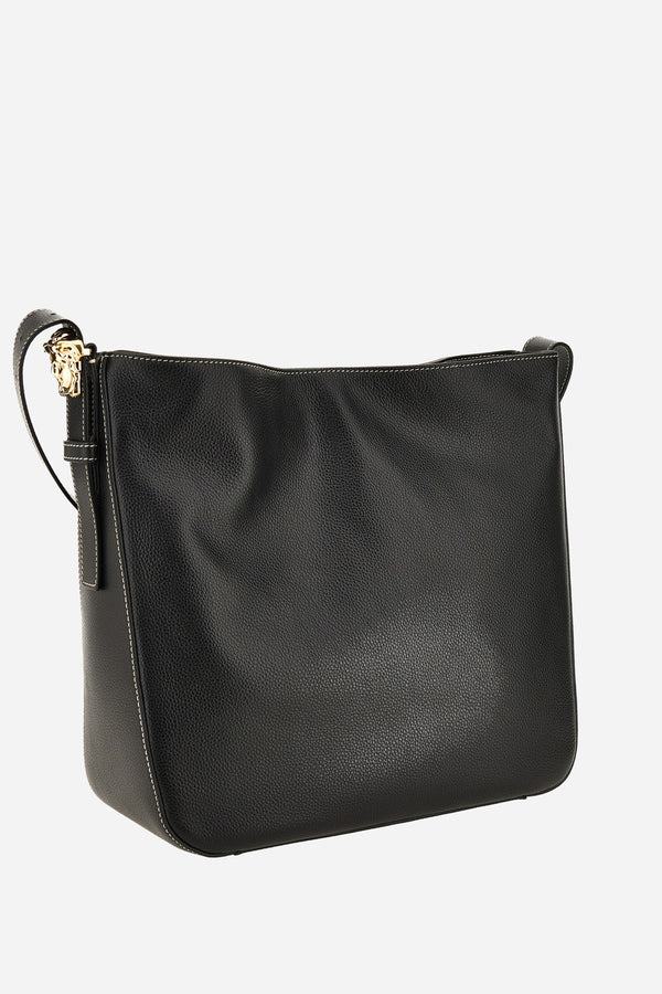 La Medusa Hobo In Grainy Calf Leather