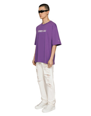 COTTON JERSEY T-SHIRT WITH DGVIB3 PRINT AND LOGO