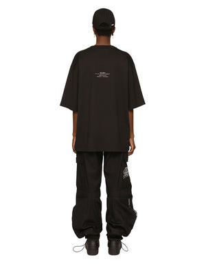COTTON JERSEY T-SHIRT WITH DGVIB3 PRINT