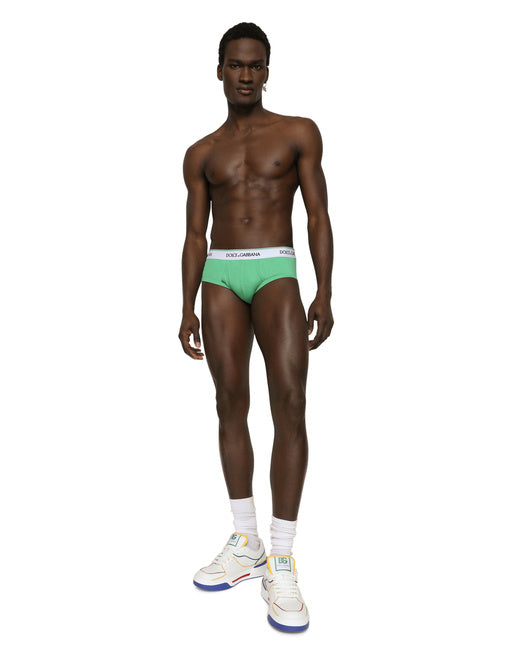 TWO-PACK MID-LENGTH COTTON JERSEY BRIEFS