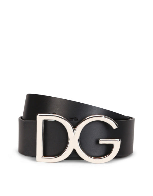 LEATHER BELT WITH DG LOGO
