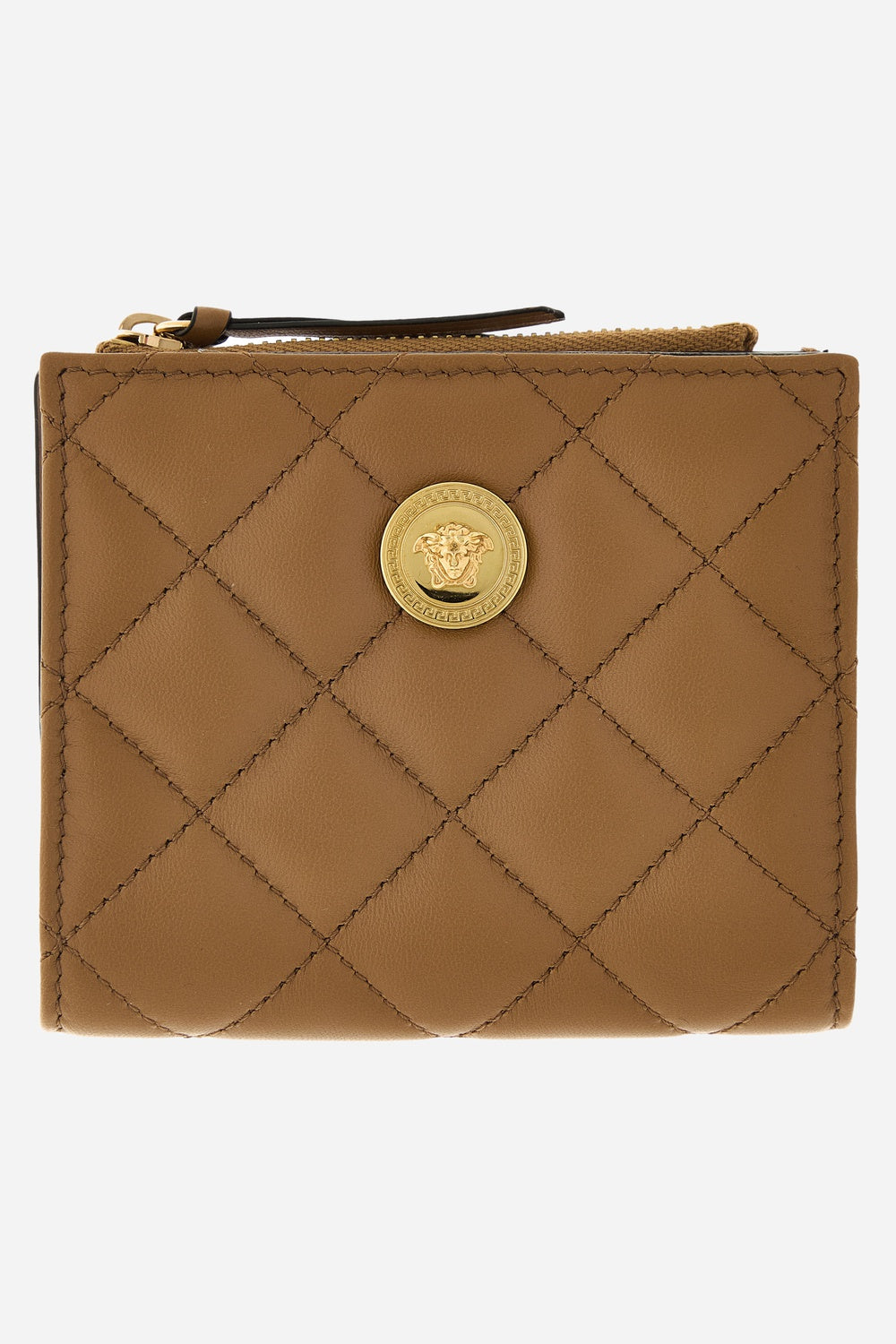 Icon Wallet In Quilted Lamb Leather