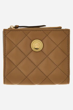 Icon Wallet In Quilted Lamb Leather
