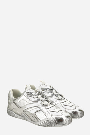 Galaxia Sneaker In Laminated Lamb Leather