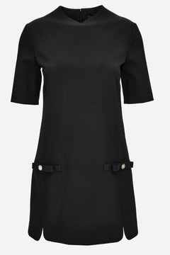 Dress In Responsible Stretch Wool Gabardine