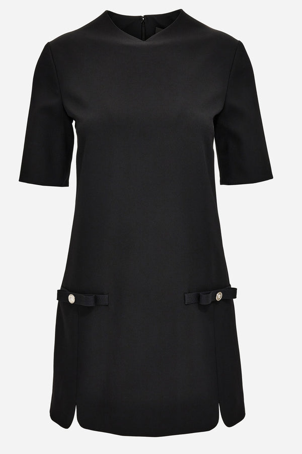 Dress In Responsible Stretch Wool Gabardine