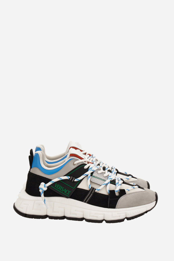 Urban Hike Sneaker In Split Leather-Fabric-Calf Leather
