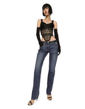 KIM DOLCE&GABBANA SKINNY JEANS IN STRETCH DENIM
