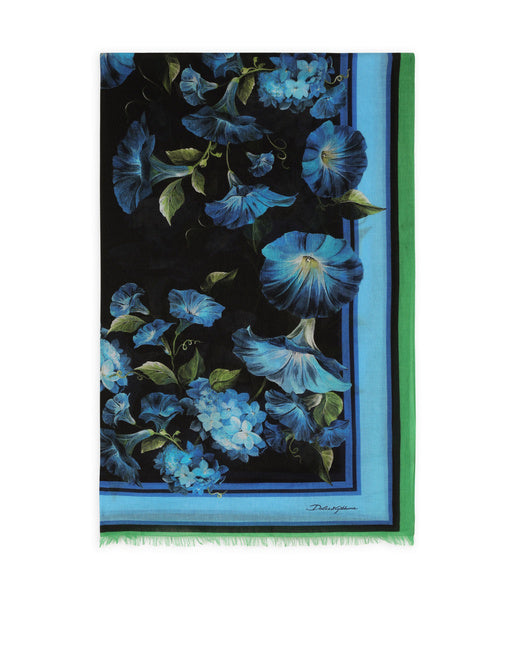 COTTON SARONG WITH BLUEBELL PRINT (110 X 190)