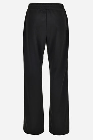 Sweatpant In Technical Jersey With Medusa Embroidery