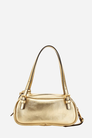 Versace Tag Mini Shoulder In Lamb Leather