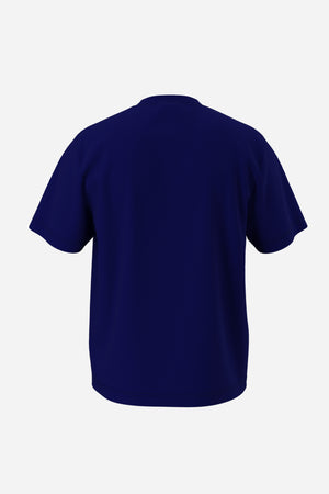 T-Shirt In Compact Cotton Jersey Fabric-Medusa Branding Embroidery