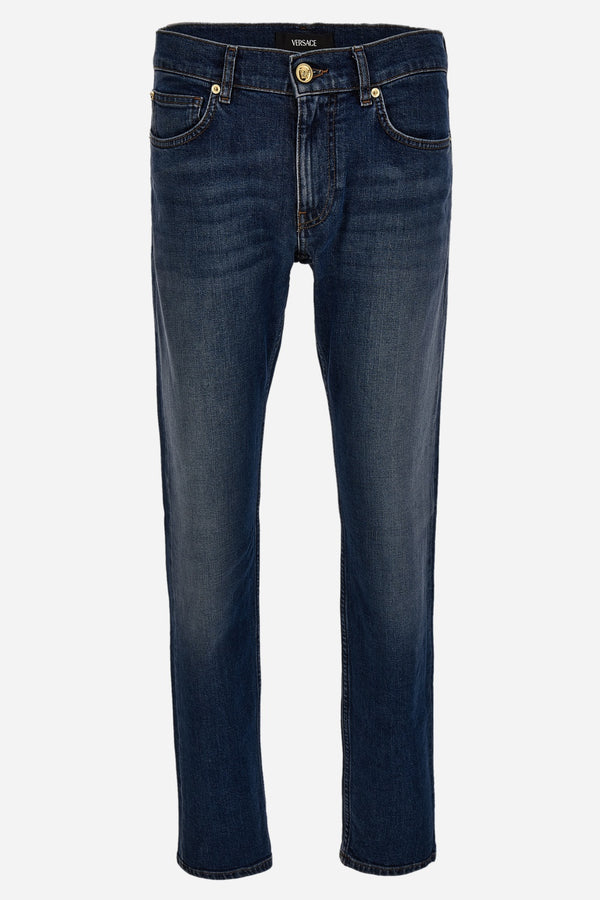 Pant Denim In Blue Stone Medium Wash Denim
