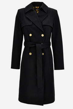 Trench/Parka In Cotton Fabric With Cheeta Print Lining
