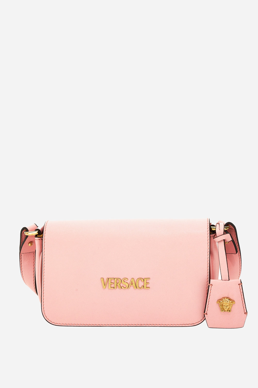 Versace Tag Mini Bag In Lamb Leather