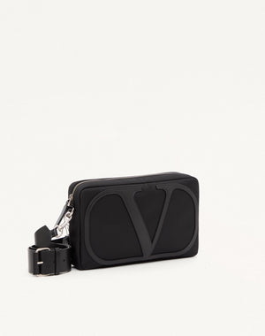BORSA A TRACOLLA VLOGO SIGNATURE XL IN NYLON CON VLOGO IN PELLE
