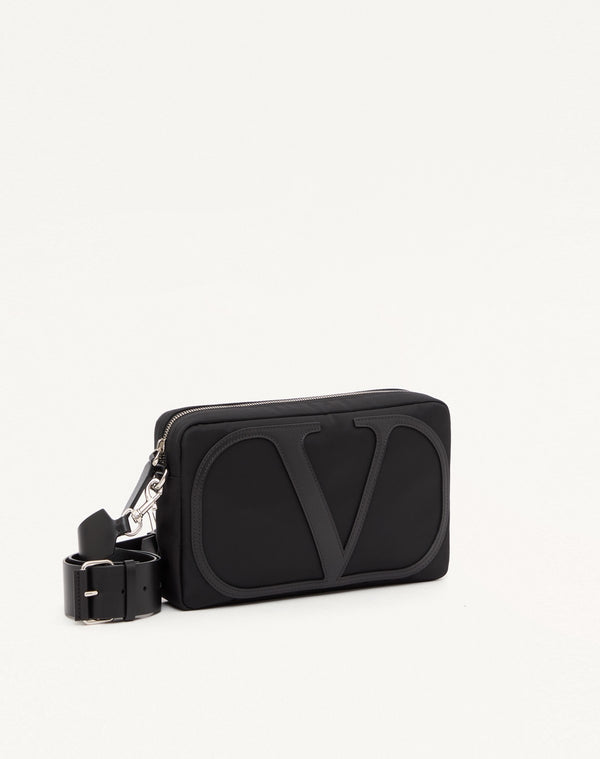 BORSA A TRACOLLA VLOGO SIGNATURE XL IN NYLON CON VLOGO IN PELLE