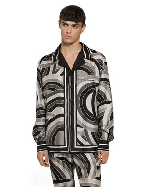 PRINTED SILK SHIRT