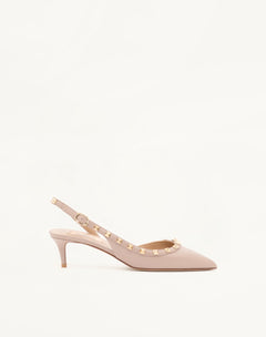 DÉCOLLETÉ SLINGBACK ROCKSTUD IN VITELLO 50MM