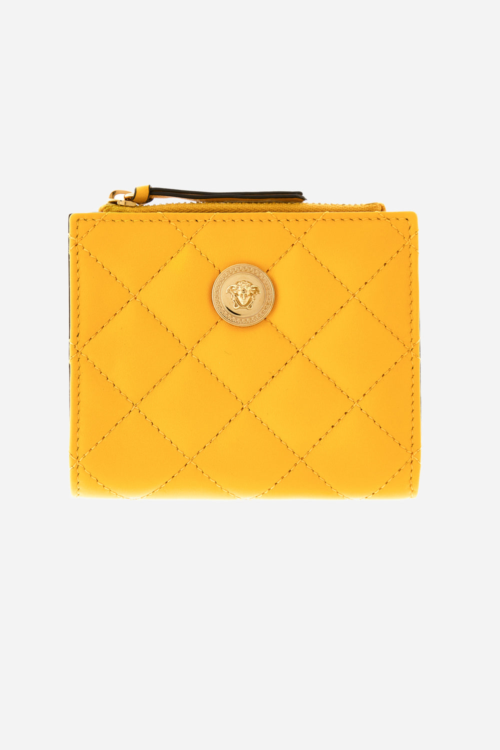 Icon Wallet In Quilted Lamb Leather
