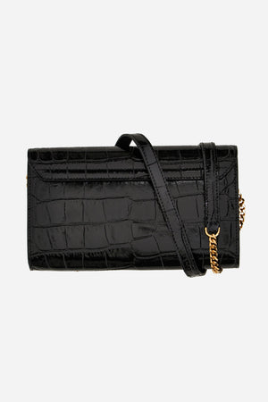 Virtus Wallet On Chain In Vitello Embossed Coccodrillo