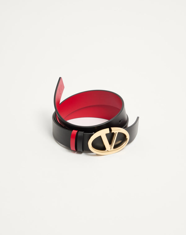 Cintura Reversibile Vlogo The Bold Edition In Vitello 30 Mm
