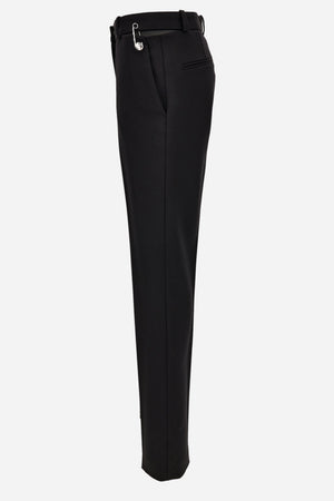 Informal Pant In Responsible Stretch Wool Grain De Poudre