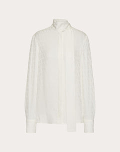 Camicia In Silk Jacquard Toile Iconographe 