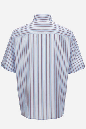 Informal Shirt In Multicolor Striped Poplin