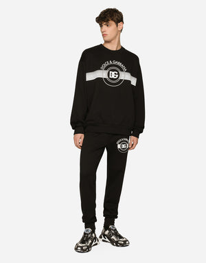 JERSEY SWEATSHIRT WITH DG LOGO PRINT