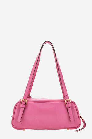Versace Tag Shoulder In Lamb Leather