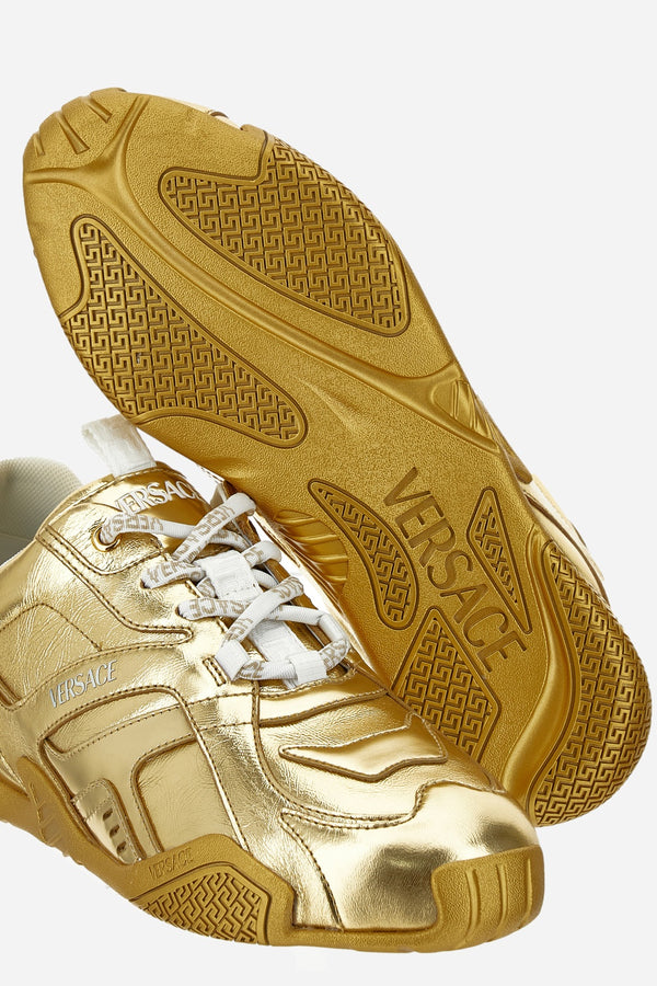 Galaxia Sneaker In Laminated Lamb Leather