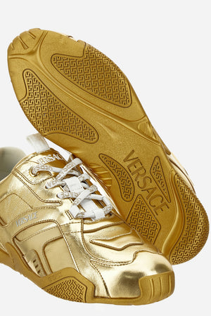 Galaxia Sneaker In Laminated Lamb Leather