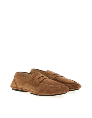 SUEDE LOAFERS