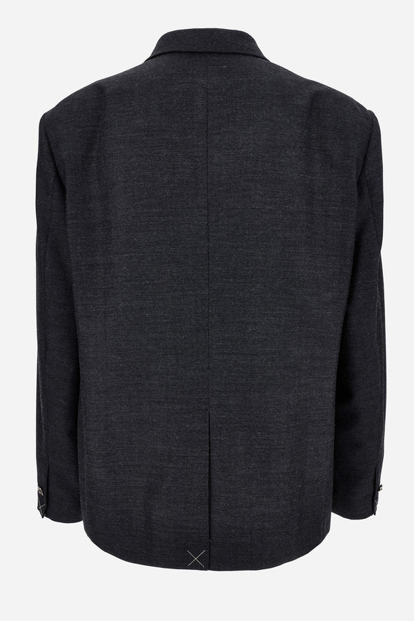 Formal Jacket In Responsible Wool Herringbone Tailoring