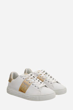 La Greca Sneaker In Free Bio Fabric-Satin-Degrade Strass