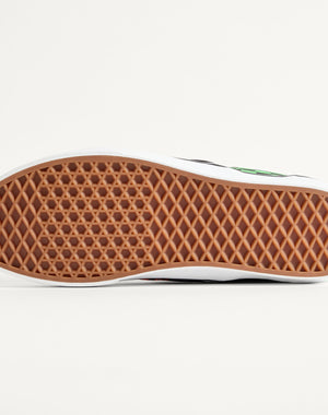 Sneaker Slip-On Valentino Garavani And Vans In Tessuto Con Stampa VLogo Checkerboard E Stampa Tropical Leaves