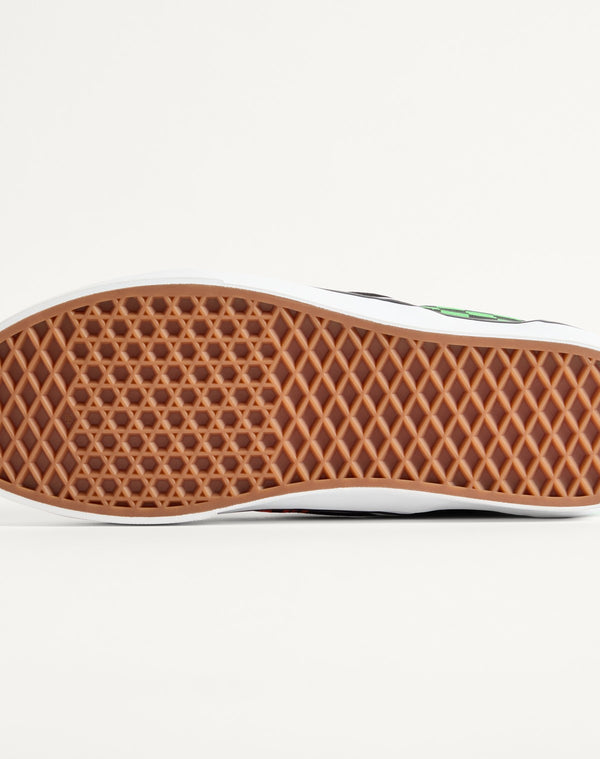 Sneaker Slip-On Valentino Garavani And Vans In Tessuto Con Stampa VLogo Checkerboard E Stampa Tropical Leaves