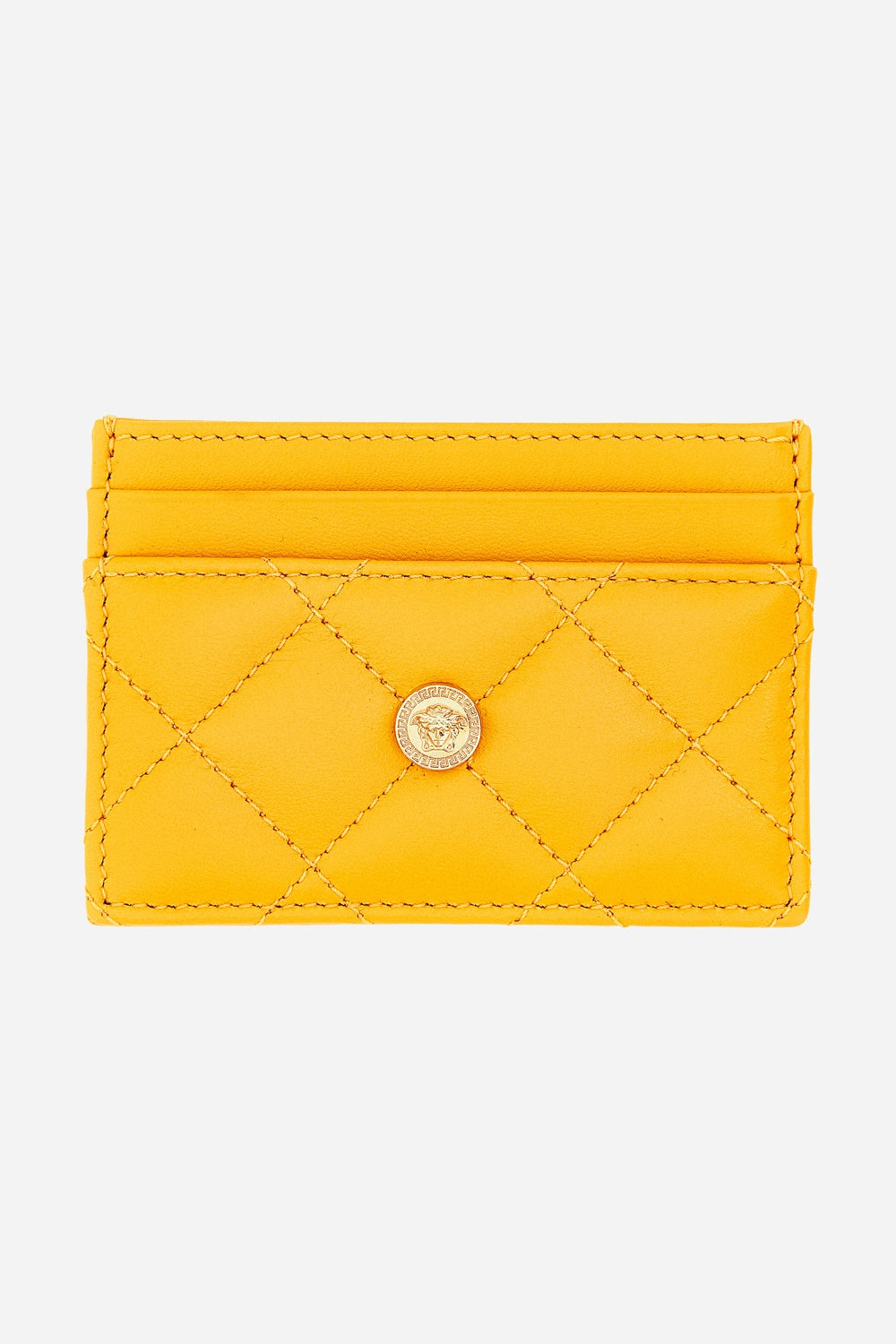 Icon Card Case In Quilted Lamb Leather